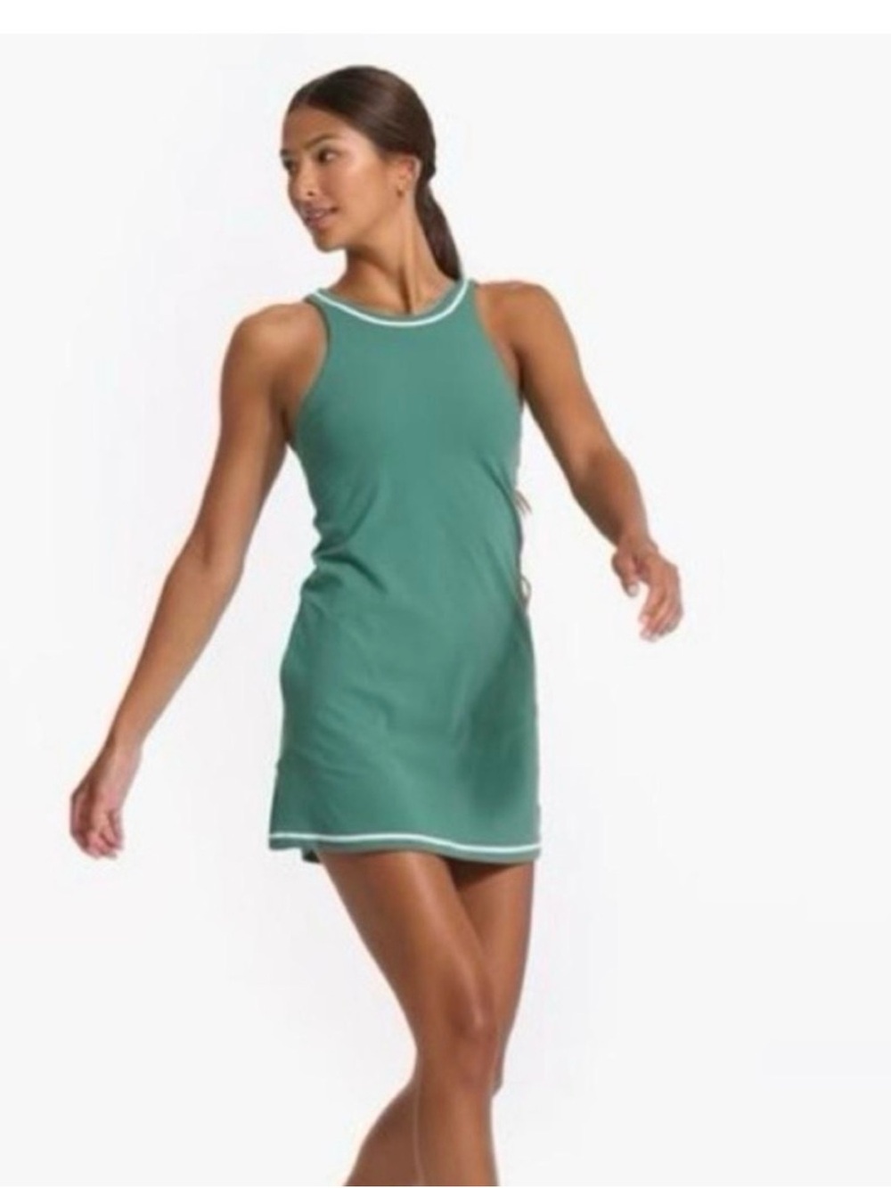 Women's Vuori tennis dress XS green